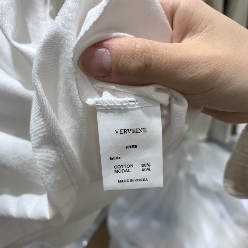 VERVEINE韓國直郵女裝新款人氣時尚真品推薦職業26春夏T恤VERVEINET恤