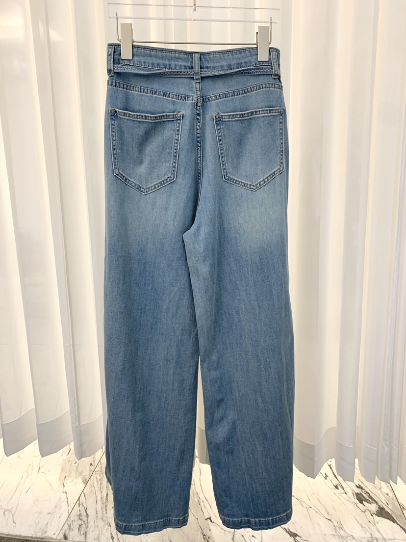 FABRIC韓國東大門代購女士新品職業休閑26夏季人氣牛仔褲FABRIC牛仔褲