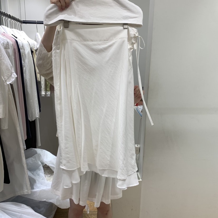 VERVEINE韓國東大門直郵女裝新款人氣休閑時尚推薦長裙系帶VERVEINE長裙