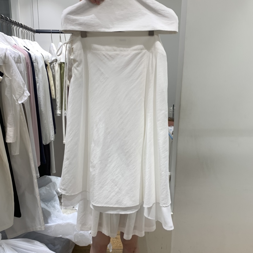 VERVEINE韓國東大門直郵女裝新款人氣休閑時尚推薦長裙系帶VERVEINE長裙圖色1