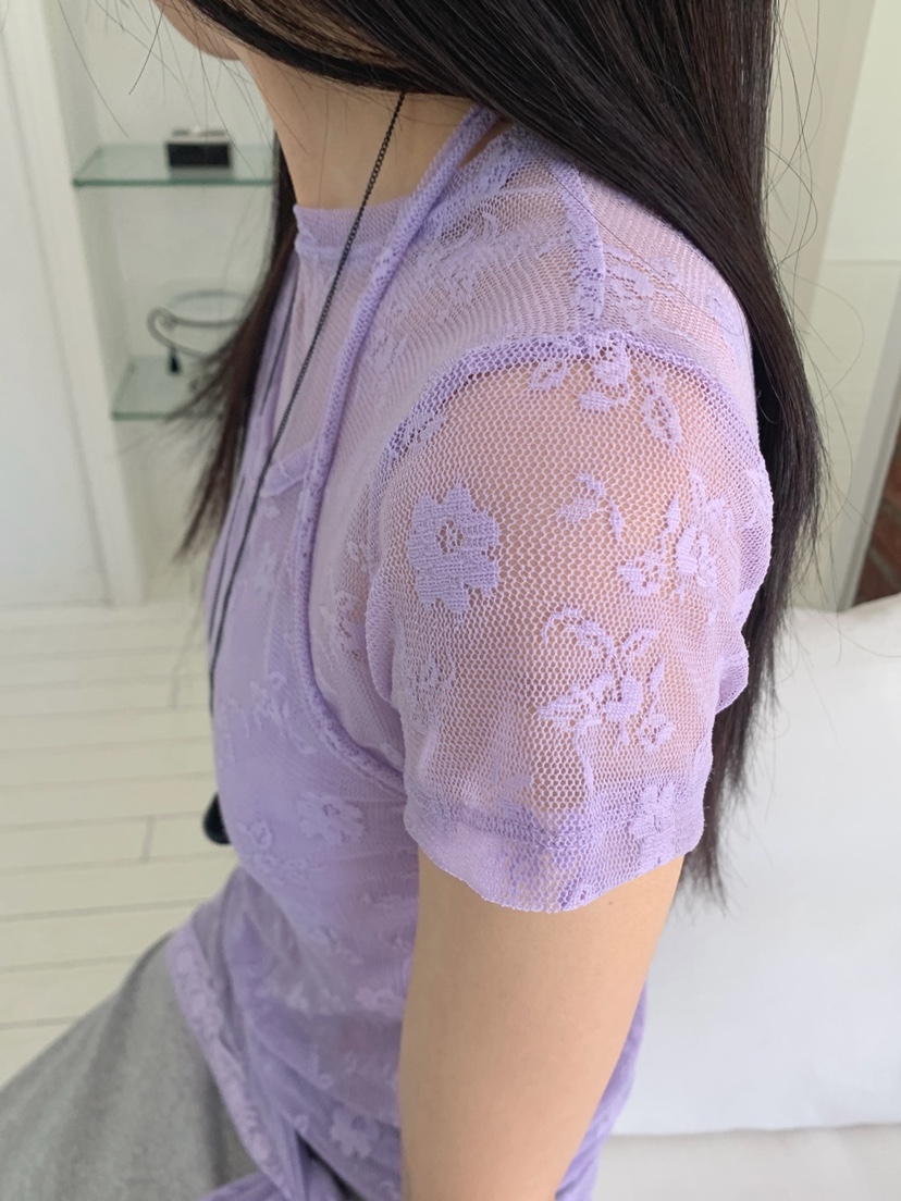 JKICHI東大門實拍女士新品真品休閑人氣時尚襯衫蕾絲衫花朵JKICHI襯衫/蕾絲衫