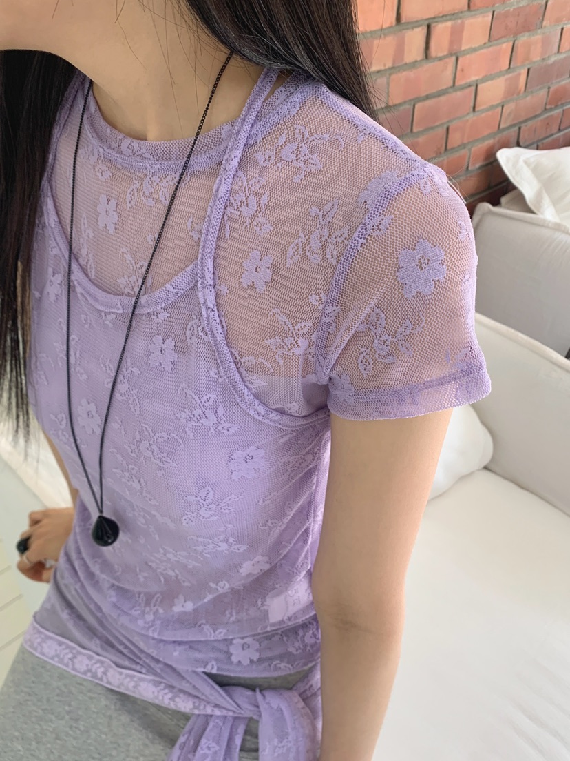 JKICHI東大門實拍女士新品真品休閑人氣時尚襯衫蕾絲衫花朵JKICHI襯衫/蕾絲衫