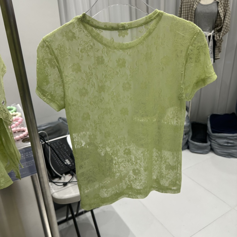 JKICHI東大門實拍女士新品真品休閑人氣時尚襯衫蕾絲衫花朵JKICHI襯衫/蕾絲衫