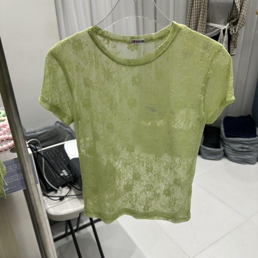 JKICHI東大門實拍女士新品真品休閑人氣時尚襯衫蕾絲衫花朵JKICHI襯衫/蕾絲衫圖色1