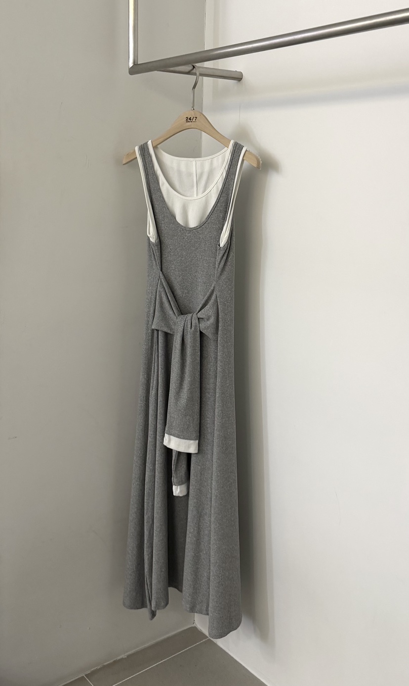 TWENTY FOUR SEVEN24-7韓國直郵女裝新品人氣連衣裙假兩件TEWNTY FOUR SEVEN24-7連衣裙圖色1