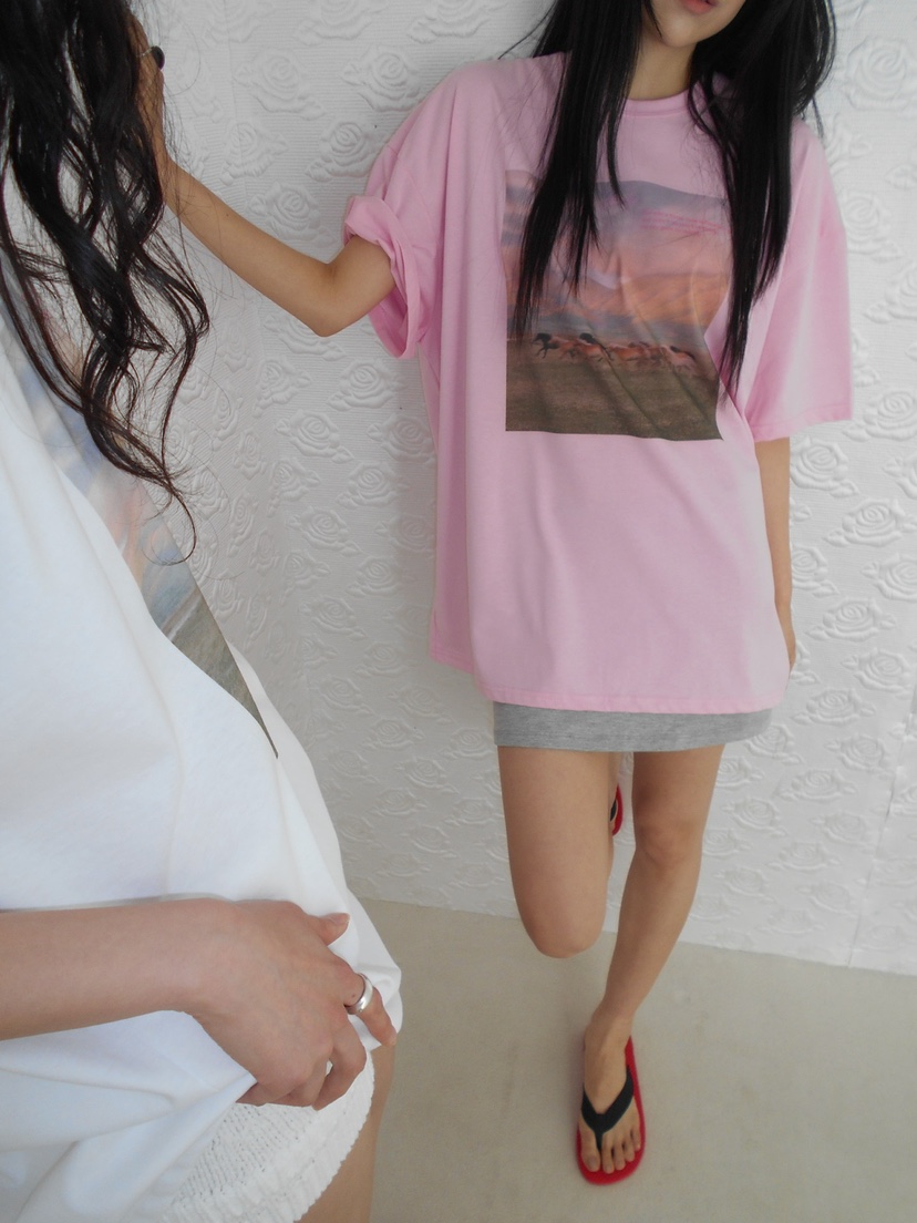 JKICHI韓國代購女士新品人氣職業熱賣時尚26夏季推薦休閑T恤JKICHIT恤圖色2