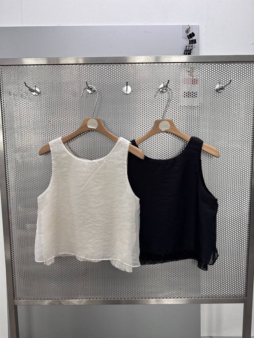 HUE/ERIA韓國東大門直郵女裝新品熱賣推薦休閑吊帶背心網眼HUE/ERIA吊帶/背心