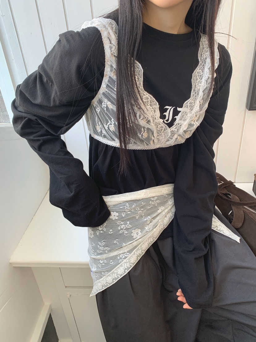 JKICHI東大門實拍韓國女裝新款熱賣26春夏時尚人氣長袖T恤JKICHI長袖T恤