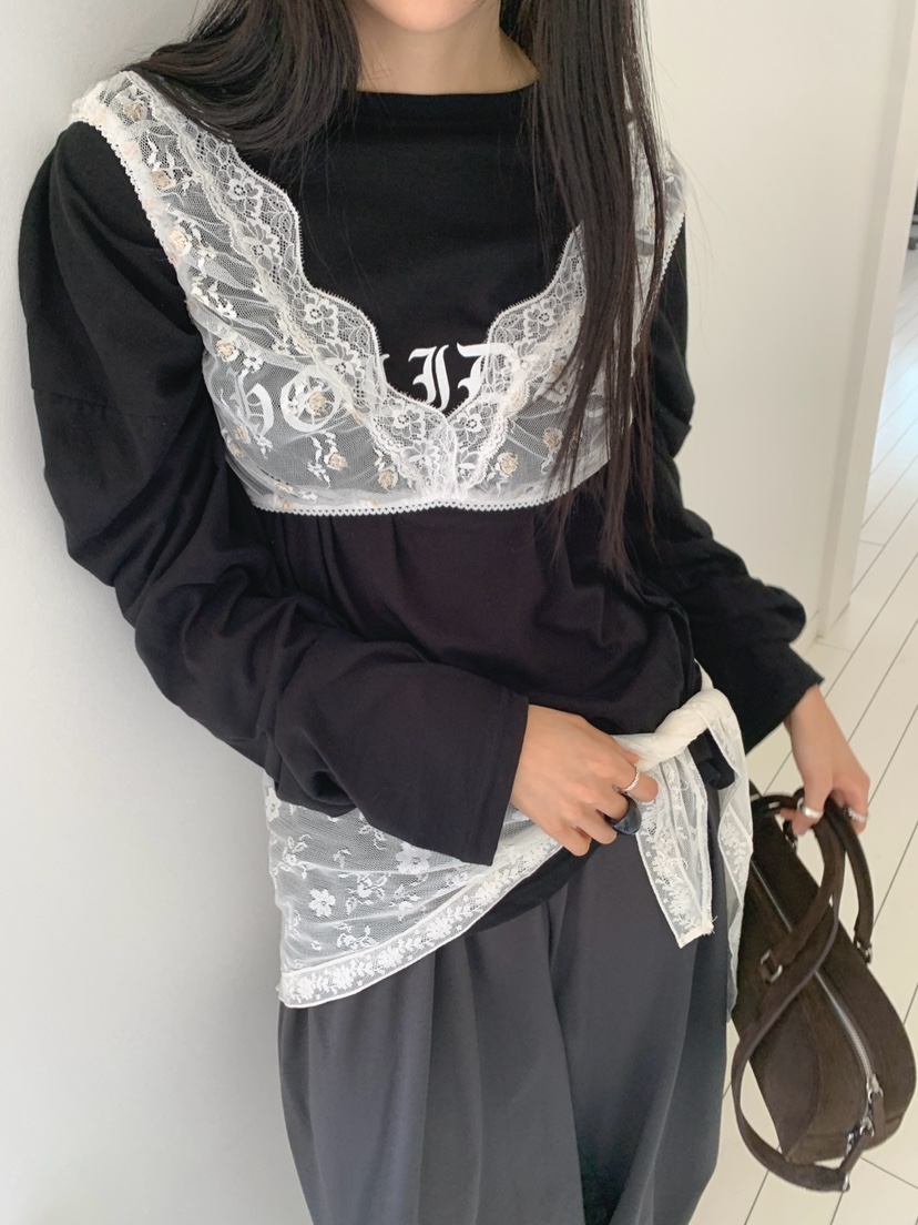 JKICHI東大門實拍韓國女裝新款熱賣26春夏時尚人氣長袖T恤JKICHI長袖T恤