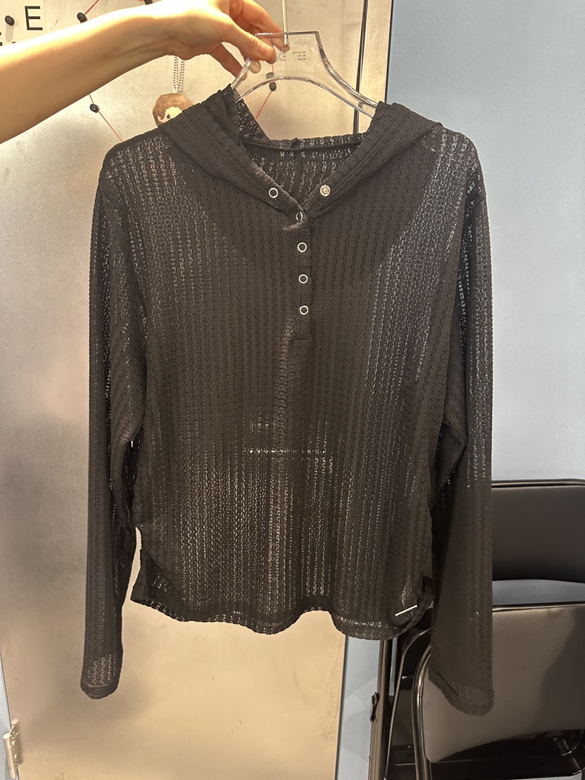 TAKE TEE韓國直郵實拍女裝新品人氣襯衫蕾絲衫兜帽蕾絲褶皺TAKE TEE襯衫/蕾絲衫圖色2