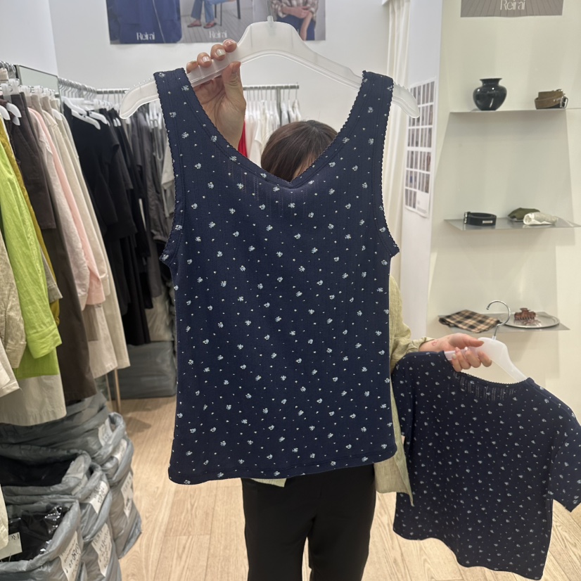 REIRAI韓國東大門直郵女士新品時尚人氣職業26夏季吊帶背心Reirai吊帶/背心