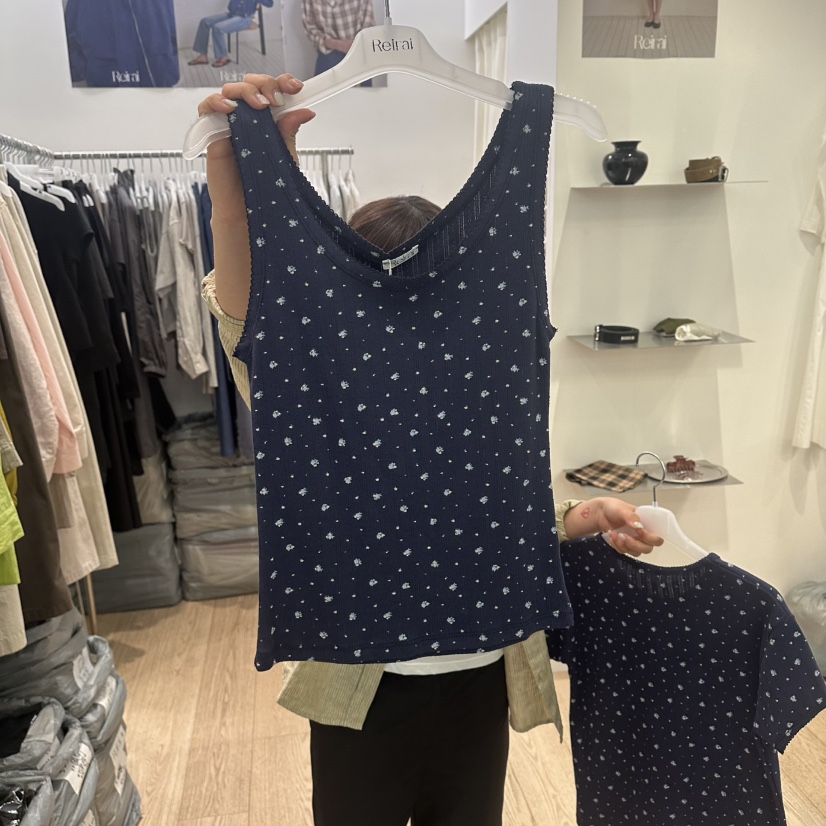 REIRAI韓國東大門直郵女士新品時尚人氣職業26夏季吊帶背心Reirai吊帶/背心圖色2