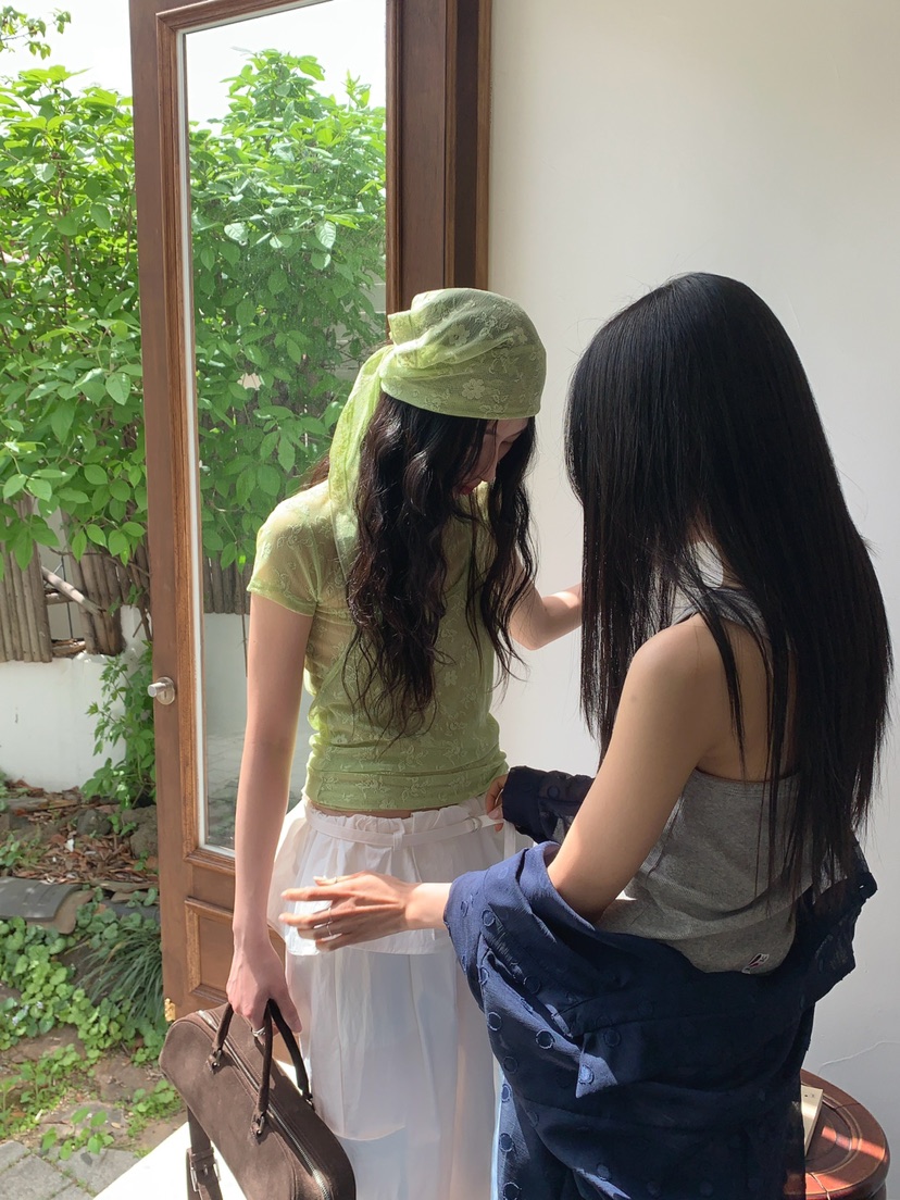 JKICHI韓國直郵女士新款休閑時尚26春夏圍巾披肩花朵圍巾JKICHI圍巾/披肩