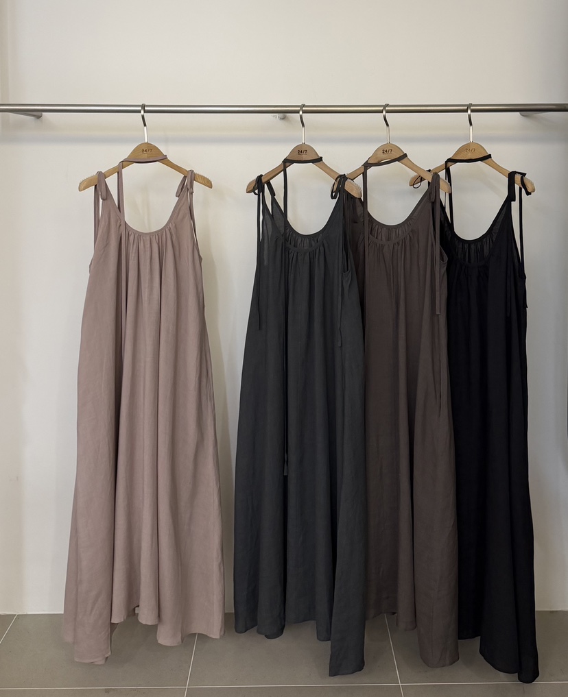 TWENTY FOUR SEVEN24-7韓國直郵實拍女士新品職業連衣裙含繩TEWNTY FOUR SEVEN24-7連衣裙