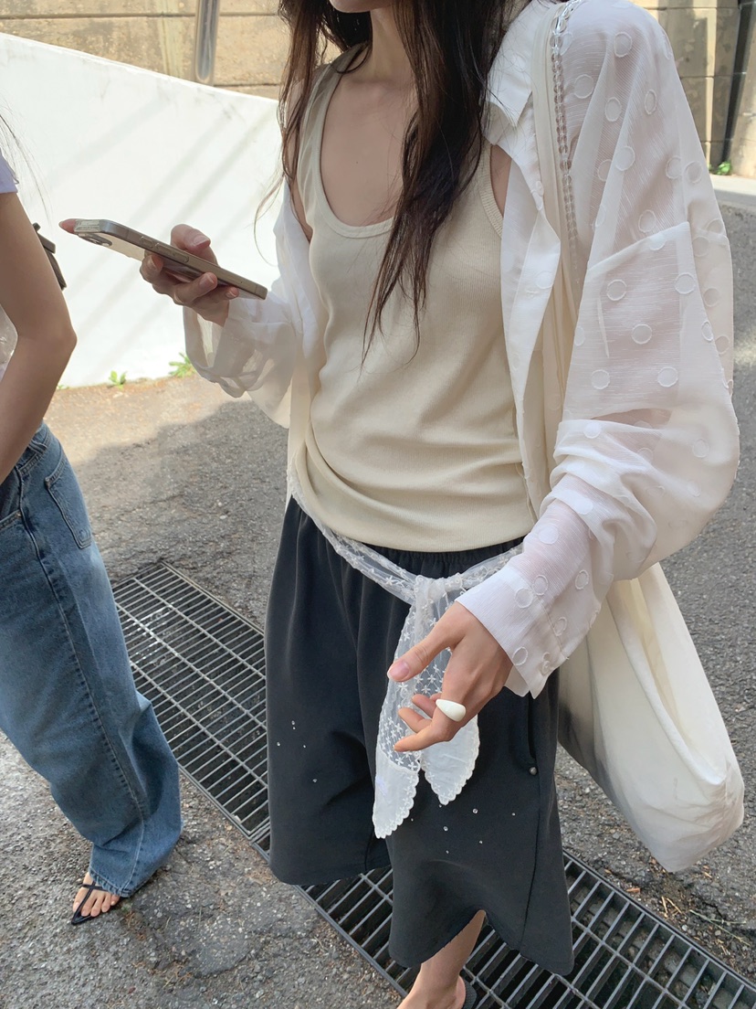 JKICHI韓國代購女士新品時尚26春夏熱賣職業人氣襯衫蕾絲衫JKICHI襯衫/蕾絲衫