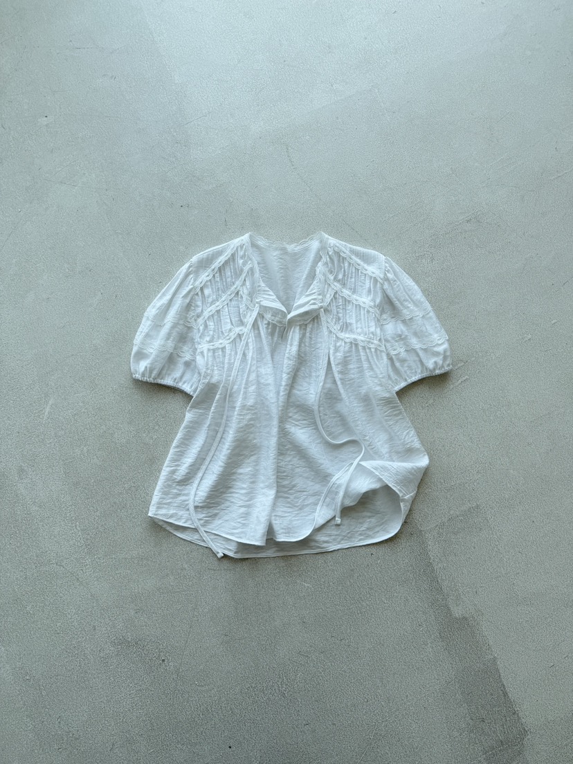 SANTAL韓國東大門代購女士新品熱賣26夏季26春夏襯衫蕾絲衫SANTAL襯衫/蕾絲衫