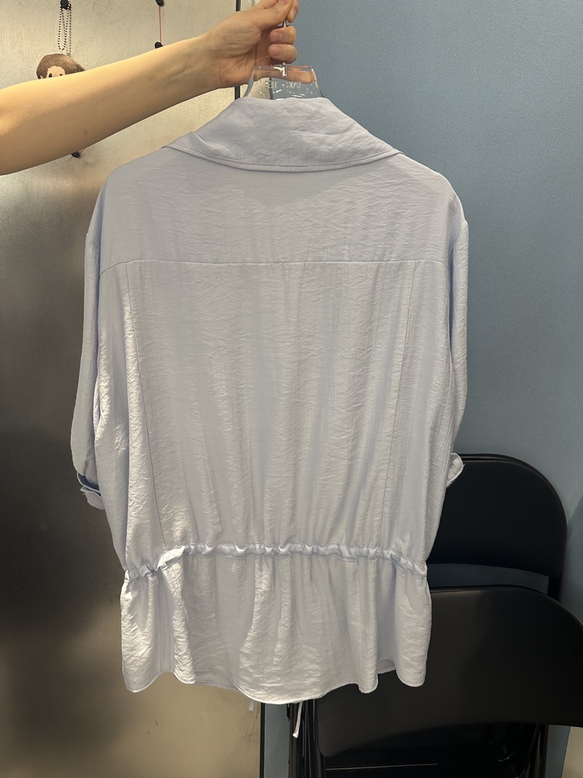 TAKE TEE韓國直郵女裝新品26夏季職業襯衫蕾絲衫不含腰包TAKE TEE襯衫/蕾絲衫