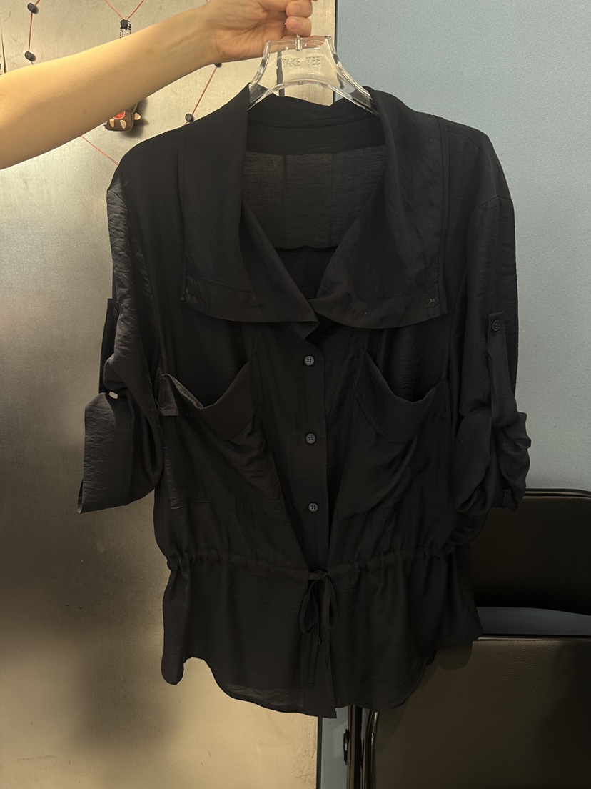 TAKE TEE韓國直郵女裝新品26夏季職業襯衫蕾絲衫不含腰包TAKE TEE襯衫/蕾絲衫圖色4