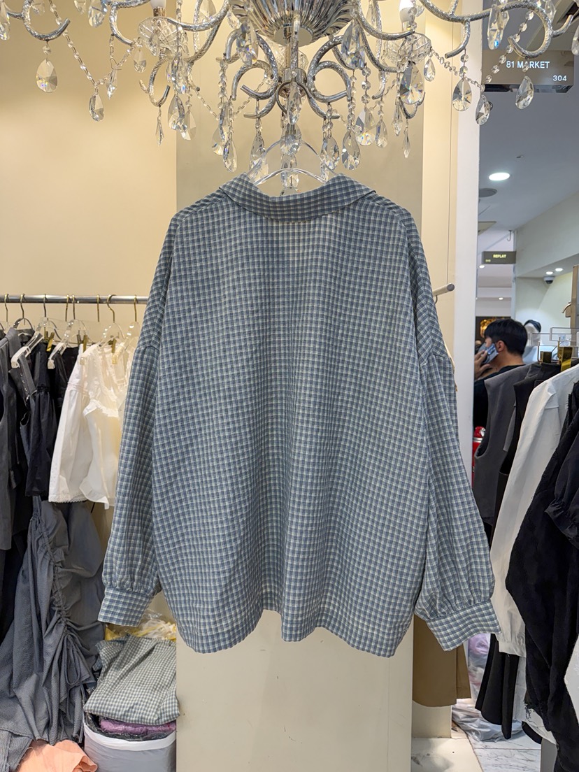 81 MARKET-L韓國直郵實拍女士新款26春夏26夏季襯衫蕾絲衫81 MARKET-L襯衫/蕾絲衫