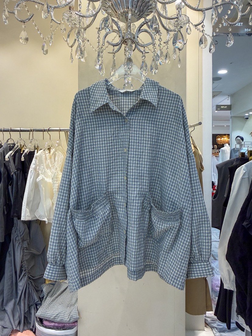 81 MARKET-L韓國直郵實拍女士新款26春夏26夏季襯衫蕾絲衫81 MARKET-L襯衫/蕾絲衫圖色1