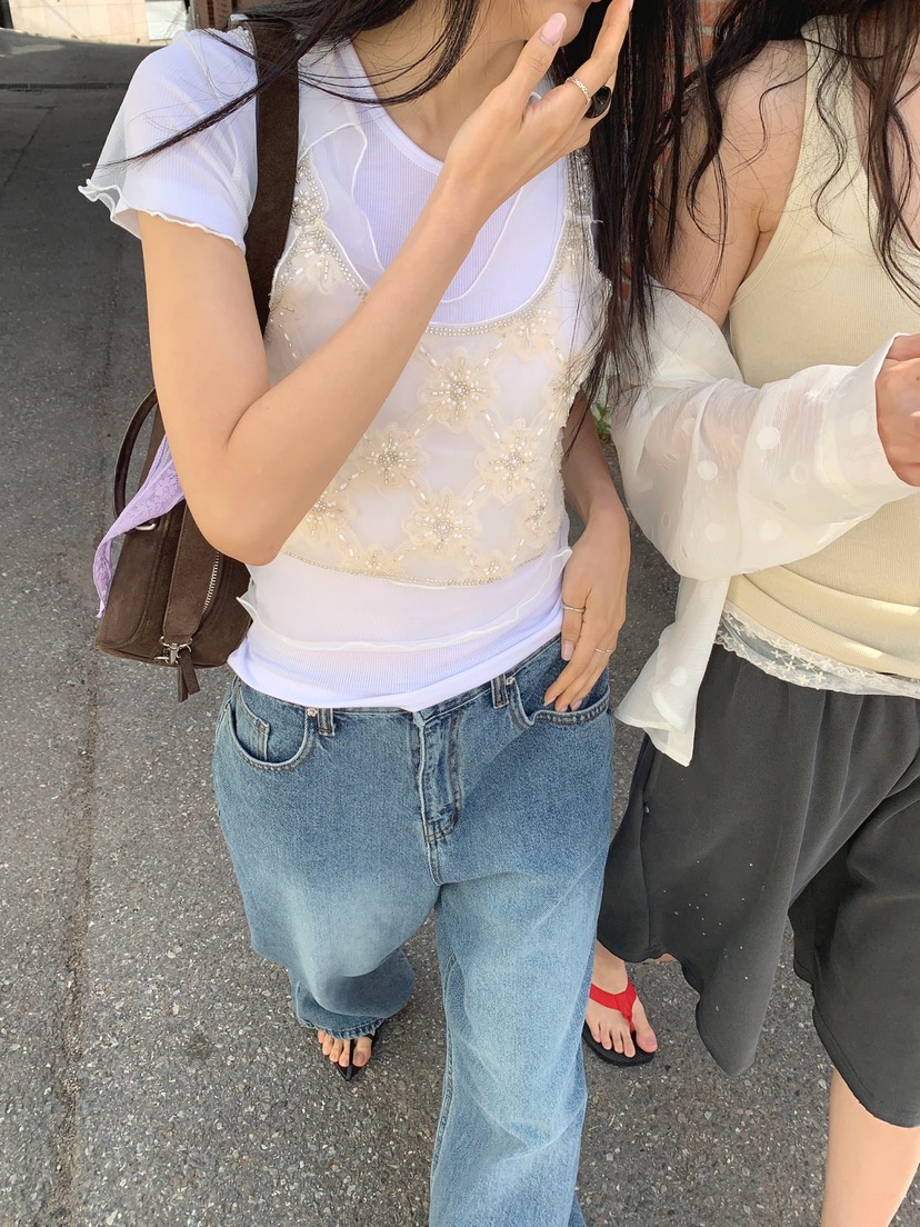 JKICHI韓國直郵女士新品26夏季時尚職業休閑熱賣吊帶背心JKICHI吊帶/背心