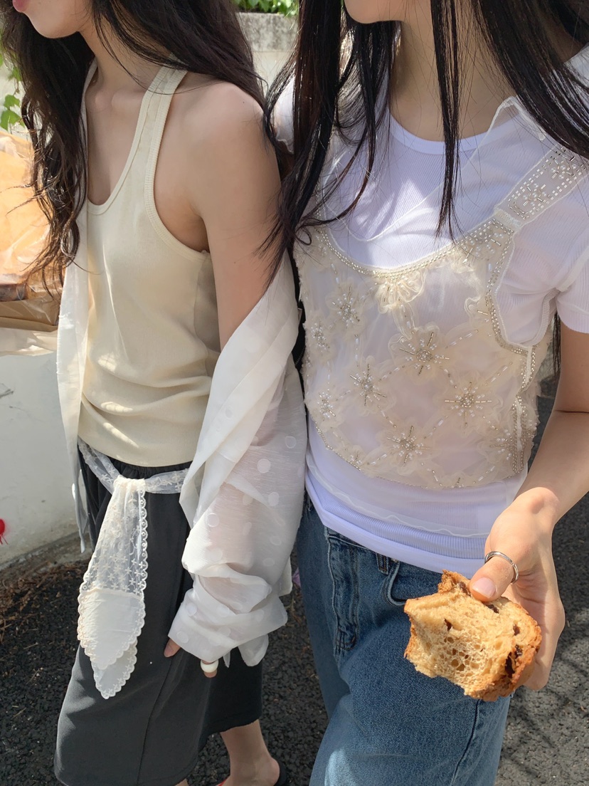 JKICHI韓國直郵女士新品26夏季時尚職業休閑熱賣吊帶背心JKICHI吊帶/背心