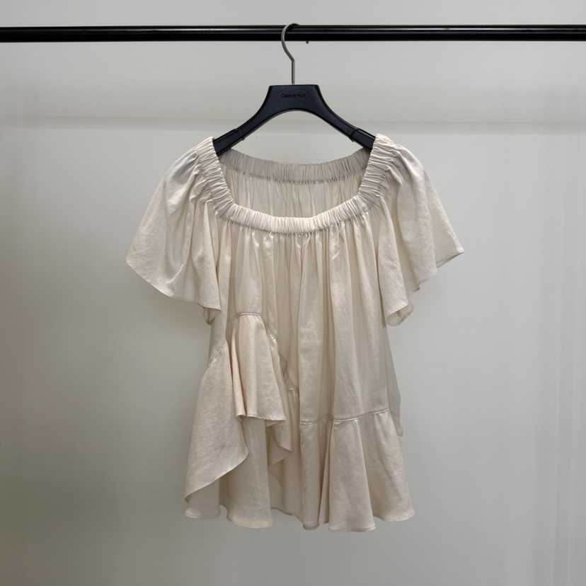 GALERIE NUIT韓國東大門直郵女士新款時尚襯衫蕾絲衫荷葉邊GALERIE NUIT襯衫/蕾絲衫圖色1