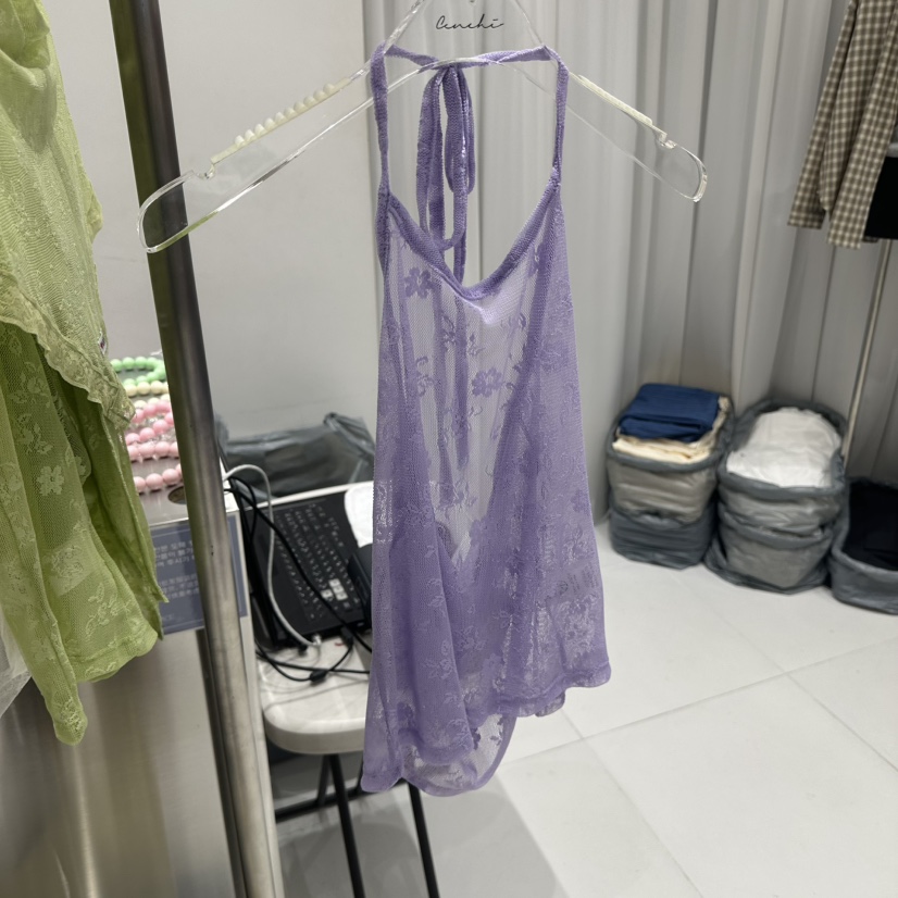 JKICHI韓國直郵實拍女裝新品推薦26夏季熱賣吊帶背心花朵JKICHI吊帶/背心圖色3