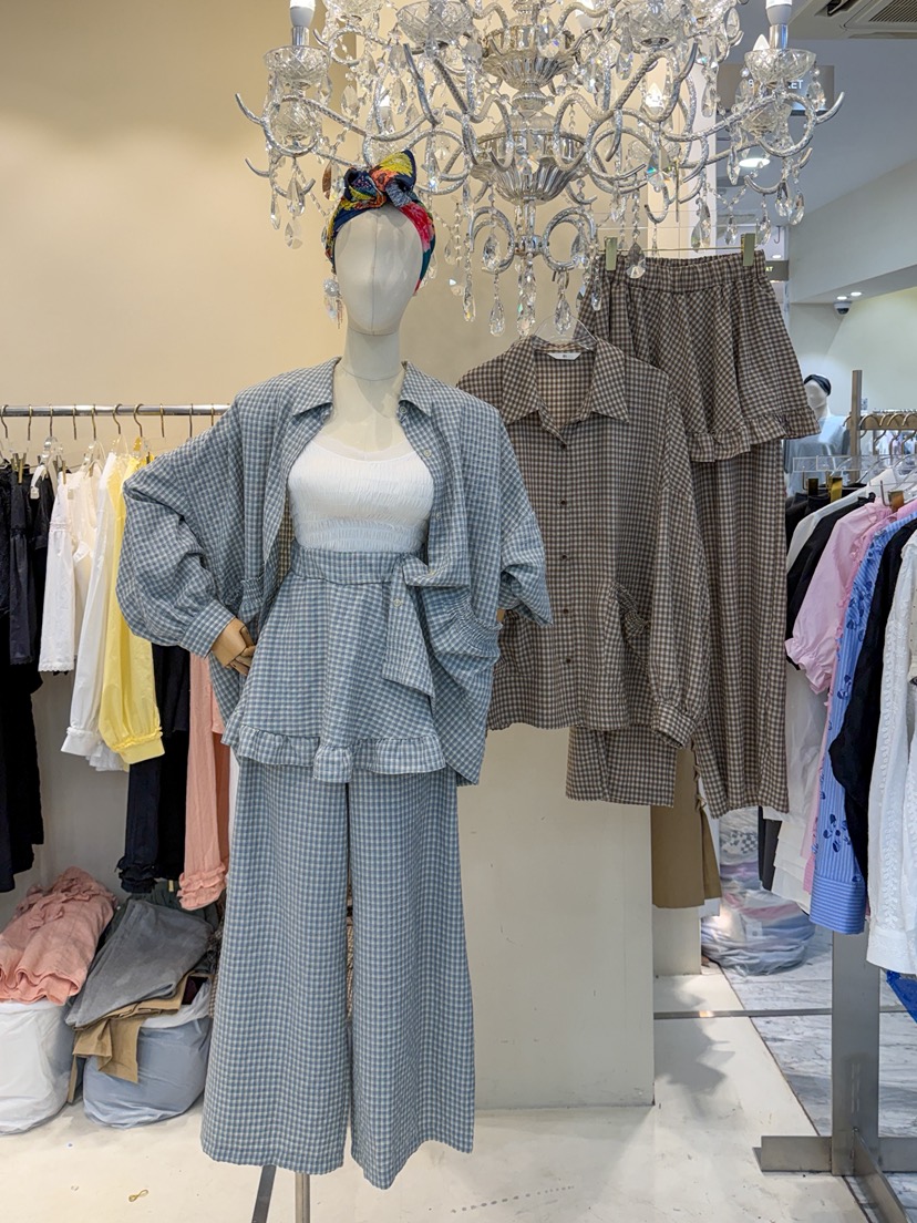 81 MARKET-L韓國直郵實拍女裝新品休閑時尚人氣26春夏裙褲81 MARKET-L裙褲