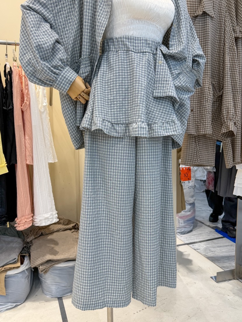 81 MARKET-L韓國直郵實拍女裝新品休閑時尚人氣26春夏裙褲81 MARKET-L裙褲