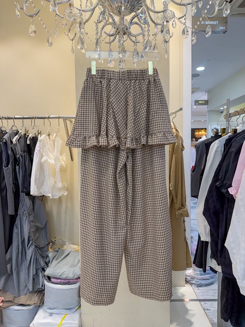 81 MARKET-L韓國直郵實拍女裝新品休閑時尚人氣26春夏裙褲81 MARKET-L裙褲圖色2