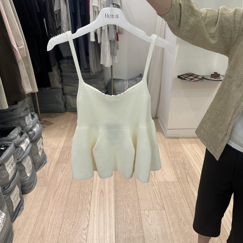 REIRAI韓國直郵女士新款熱賣26夏季人氣26春夏推薦吊帶背心Reirai吊帶/背心圖色1