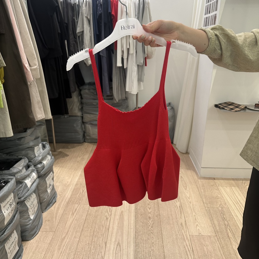 REIRAI韓國直郵女士新款熱賣26夏季人氣26春夏推薦吊帶背心Reirai吊帶/背心圖色3