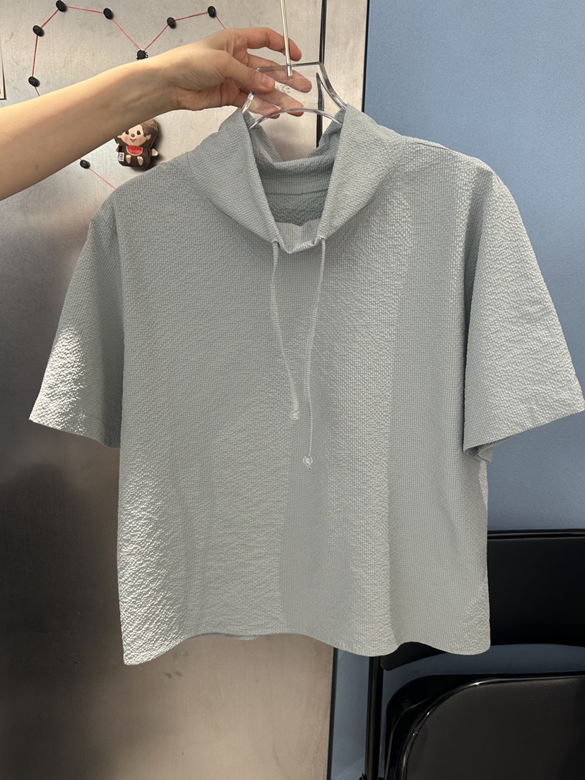TAKE TEE韓國直郵女裝新款熱賣職業時尚休閑襯衫蕾絲衫高領TAKE TEE襯衫/蕾絲衫圖色2
