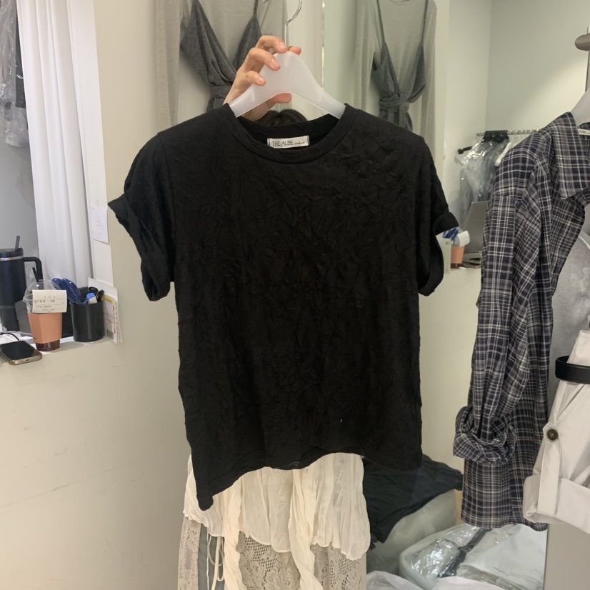 AUBE韓國直郵女裝新品人氣26夏季職業時尚休閑熱賣26春夏T恤AUBET恤圖色3