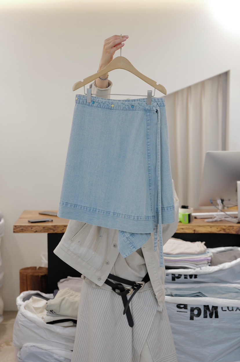 FRIC韓國代購女士新品時尚26夏季推薦半身裙中短裙裹身裙FRIC半身裙/中短裙圖色1