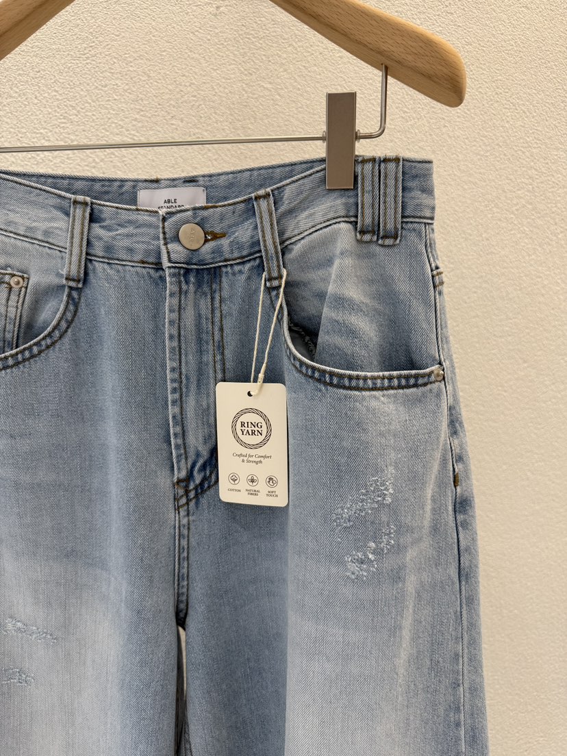 ABLERING韓國東大門代購女士新品職業26夏季休閑推薦牛仔褲ABLE STANDARD/ABLERING牛仔褲