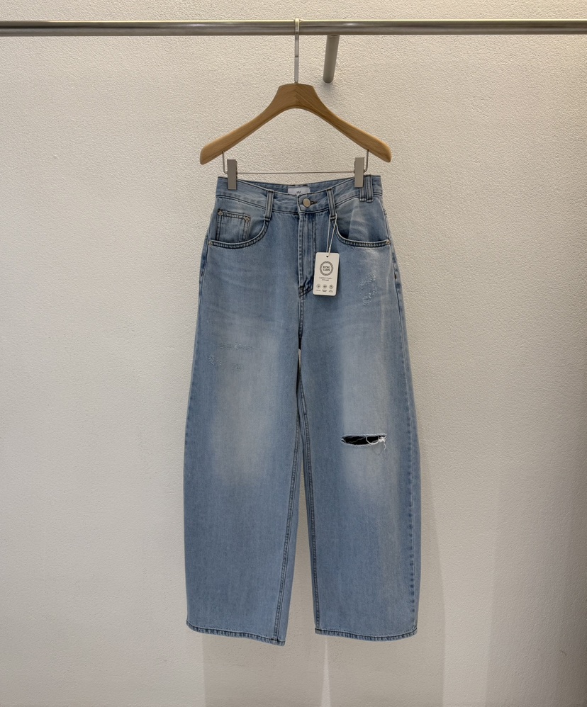ABLERING韓國東大門代購女士新品職業26夏季休閑推薦牛仔褲ABLE STANDARD/ABLERING牛仔褲圖色1
