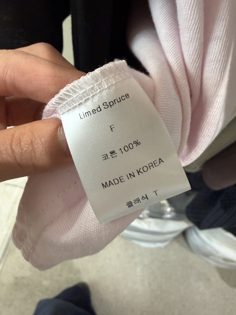 LIMED SPRUCE東大門實拍韓國女士新品時尚熱賣26春夏T恤Limed SpruceT恤