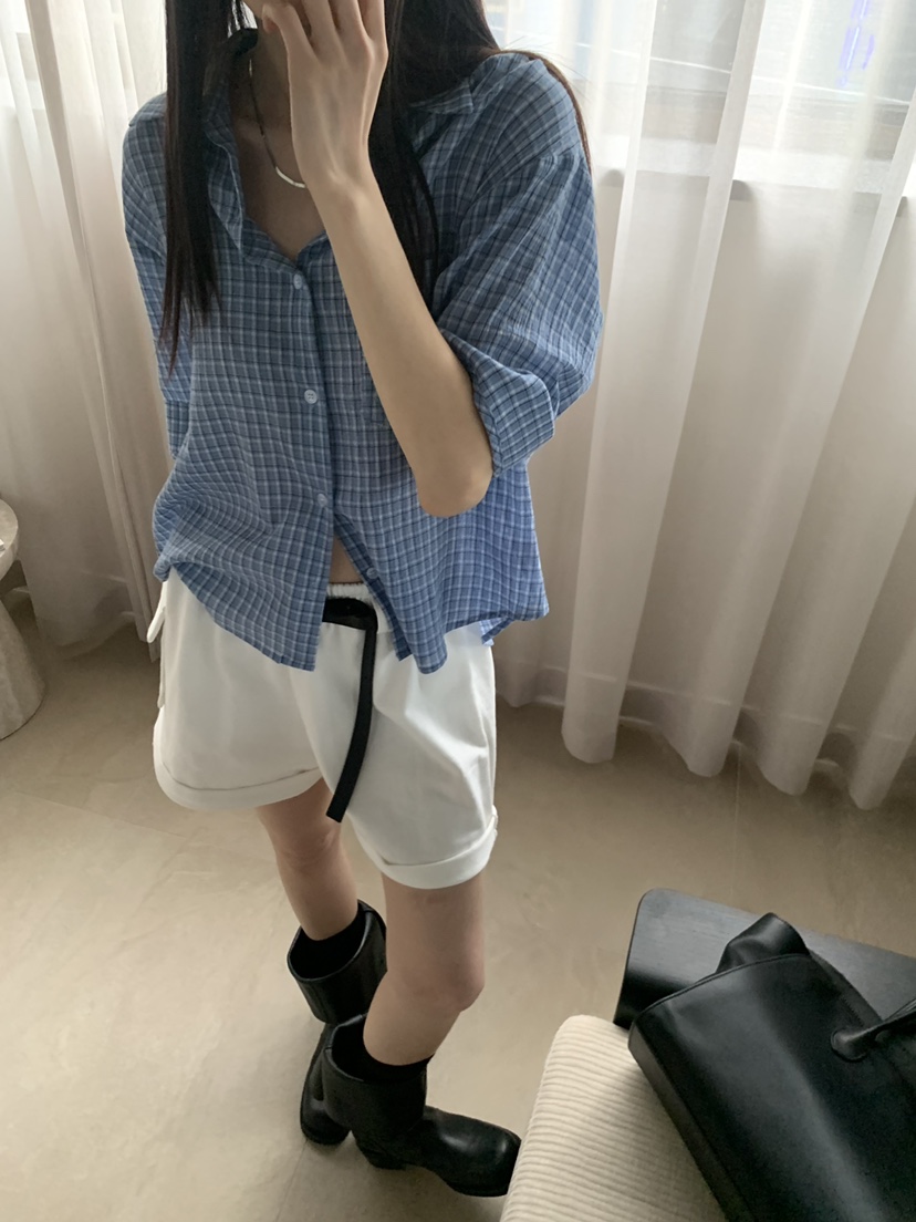 TRUE韓國直郵實拍女裝新款26春夏休閑時尚推薦襯衫蕾絲衫TRUE襯衫/蕾絲衫