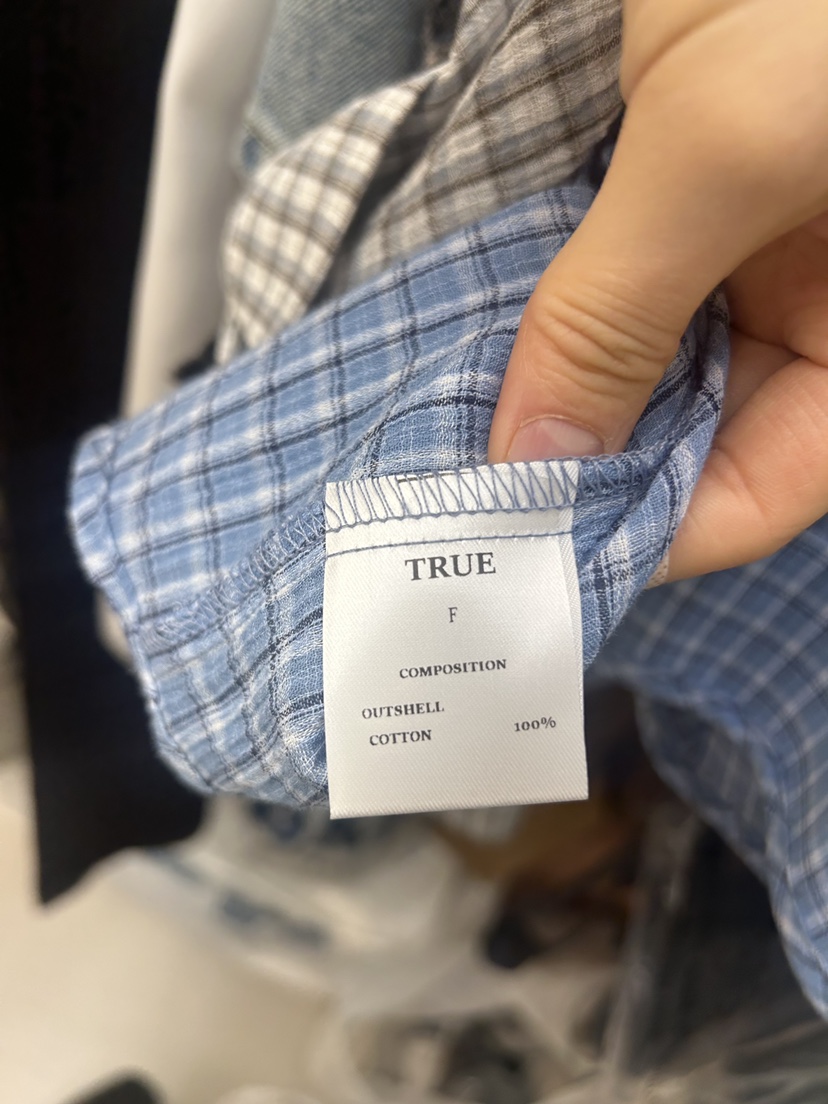 TRUE韓國直郵實拍女裝新款26春夏休閑時尚推薦襯衫蕾絲衫TRUE襯衫/蕾絲衫