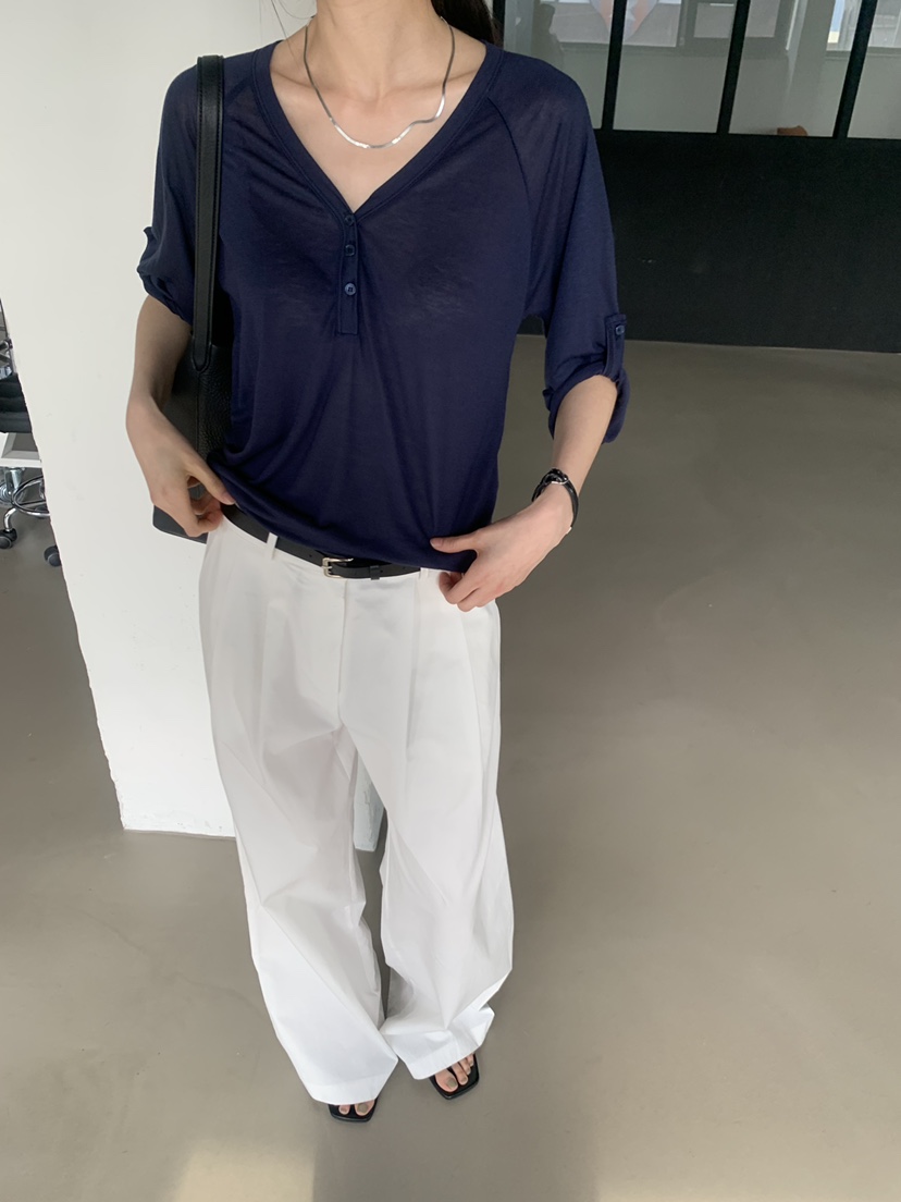 TRUE韓國代購女裝新款熱賣時尚26春夏26夏季職業休閑人氣T恤TRUET恤