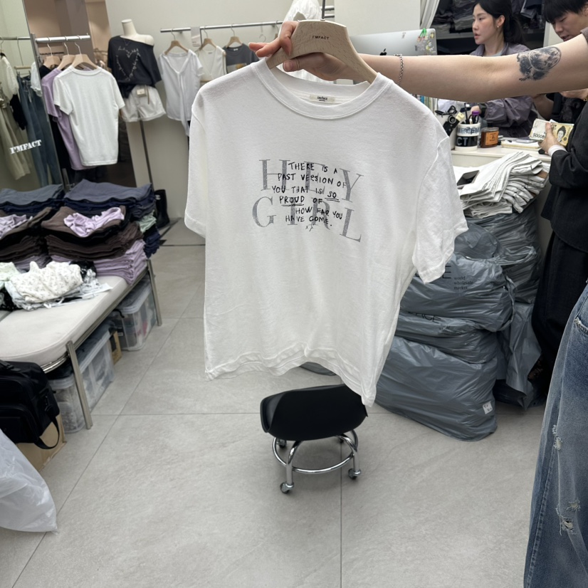 I MFACT韓國直郵女裝新款熱賣26春夏時尚職業人氣推薦T恤I MFACTT恤圖色2