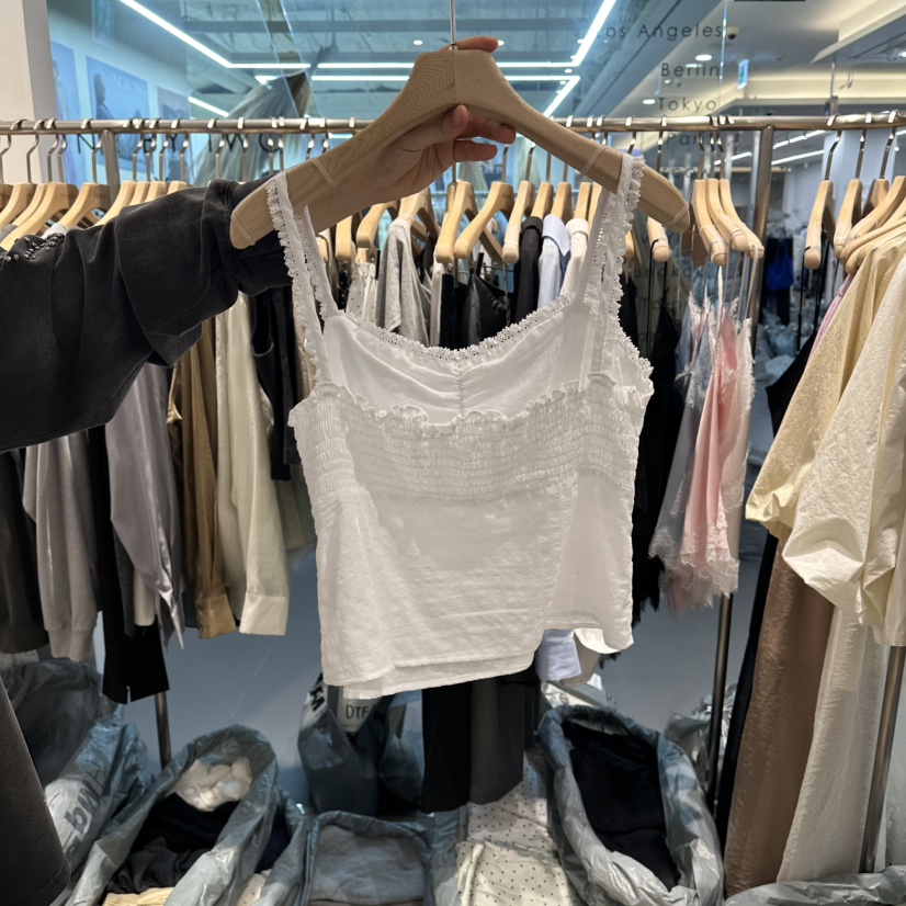 HONG.U韓國直郵女裝新款休閑熱賣時尚人氣26春夏吊帶背心HONG.U吊帶/背心