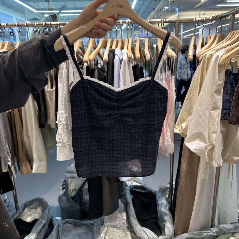 HONG.U韓國直郵女裝新款休閑熱賣時尚人氣26春夏吊帶背心HONG.U吊帶/背心圖色3