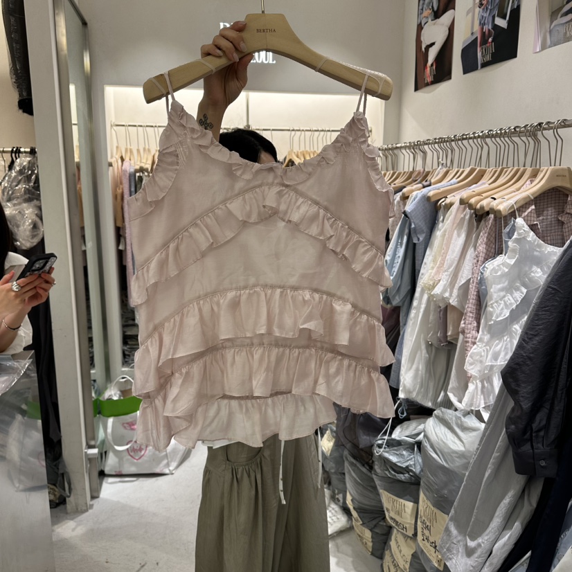 BERTHA韓國直郵女裝新品26春夏時尚26夏季休閑推薦吊帶背心BERTHA吊帶/背心圖色1