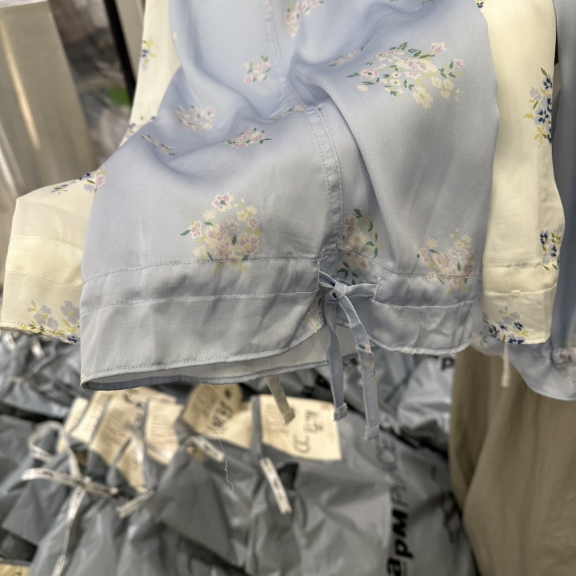 BERTHA韓國直郵女士新款26夏季職業推薦熱賣休閑褲花朵緞BERTHA休閑褲