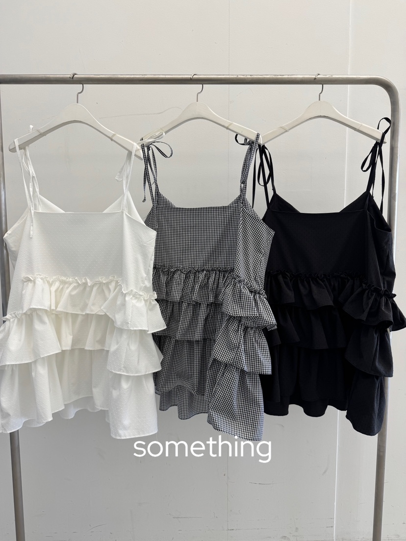 SOMETHING-L/FANCY韓國代購女裝新款休閑推薦26夏季連衣裙SOMETHING-L/FANCY連衣裙
