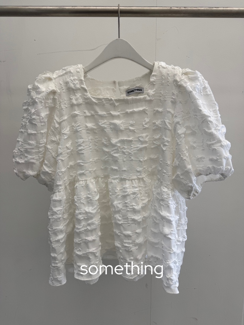 SOMETHING-L/FANCY韓國直郵女士新品26春夏時尚襯衫蕾絲衫SOMETHING-L/FANCY襯衫/蕾絲衫圖色1