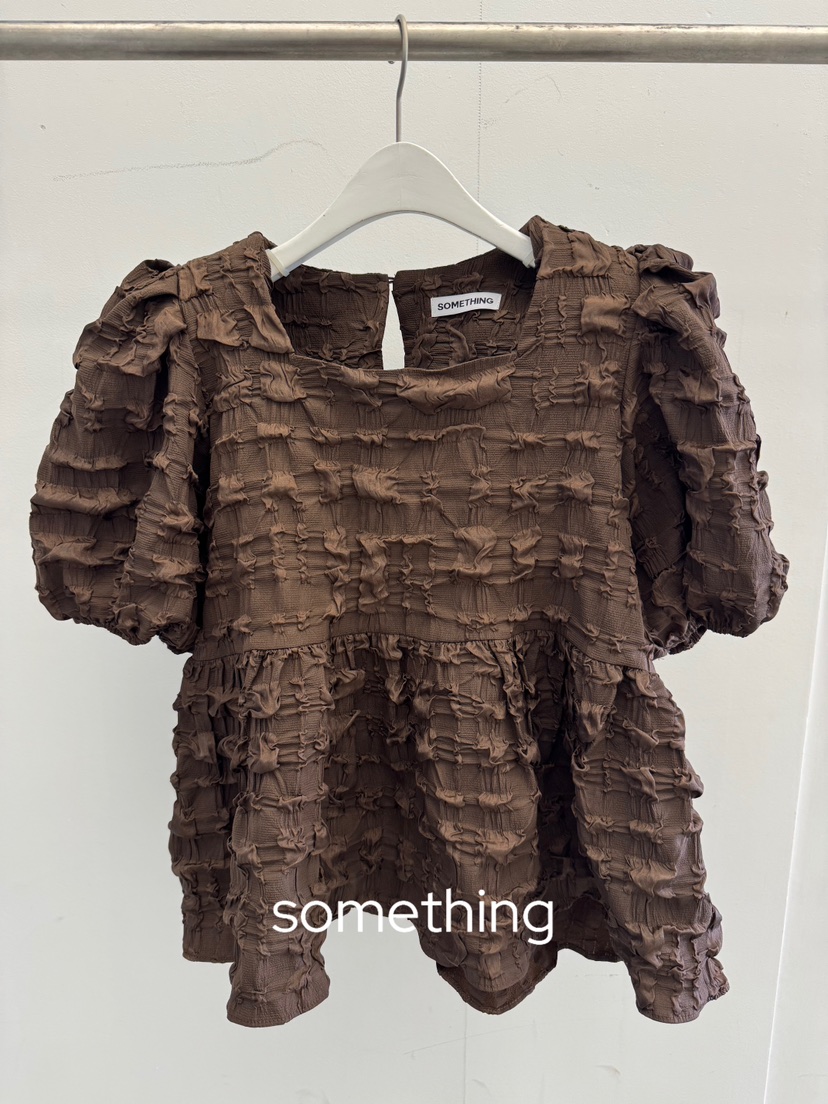 SOMETHING-L/FANCY韓國直郵女士新品26春夏時尚襯衫蕾絲衫SOMETHING-L/FANCY襯衫/蕾絲衫圖色2